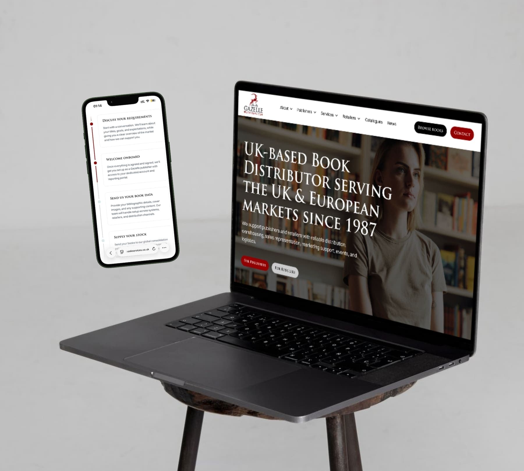 Gazelle Book Services — Modern redevelopment for one of the UK’s leading independent book distributors