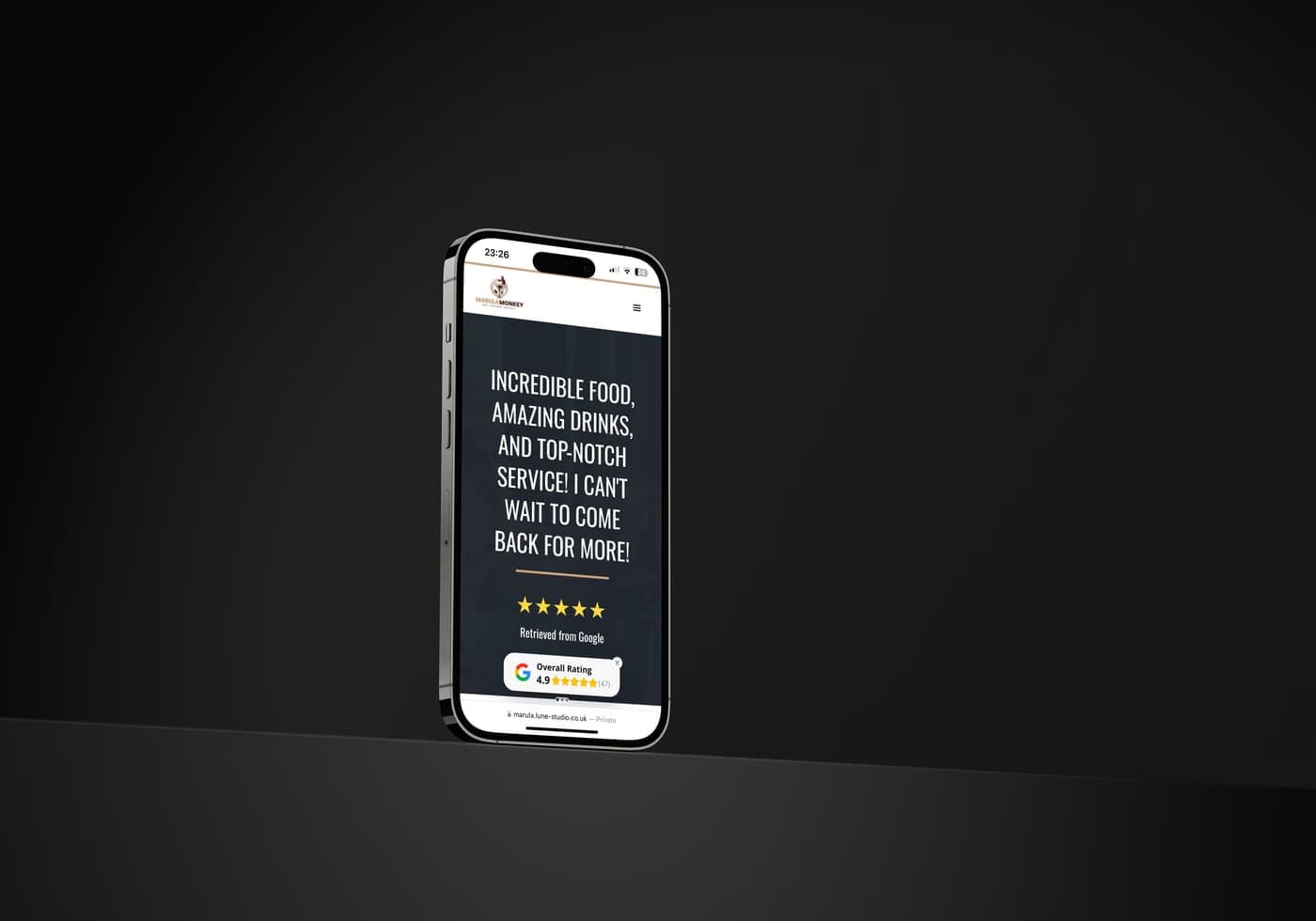 Marula Monkey — website detail 3