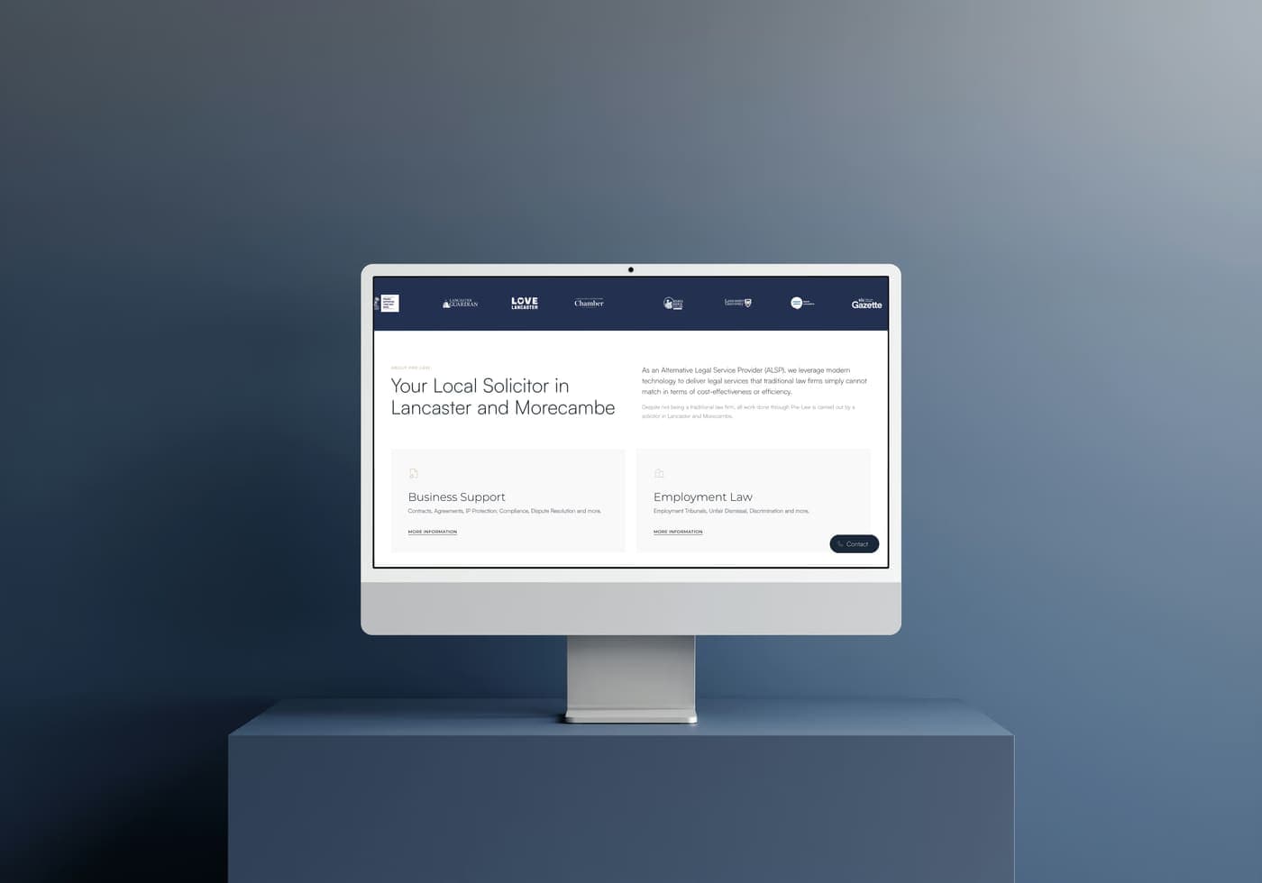 Pre-Law Solicitors LLP — website detail 2