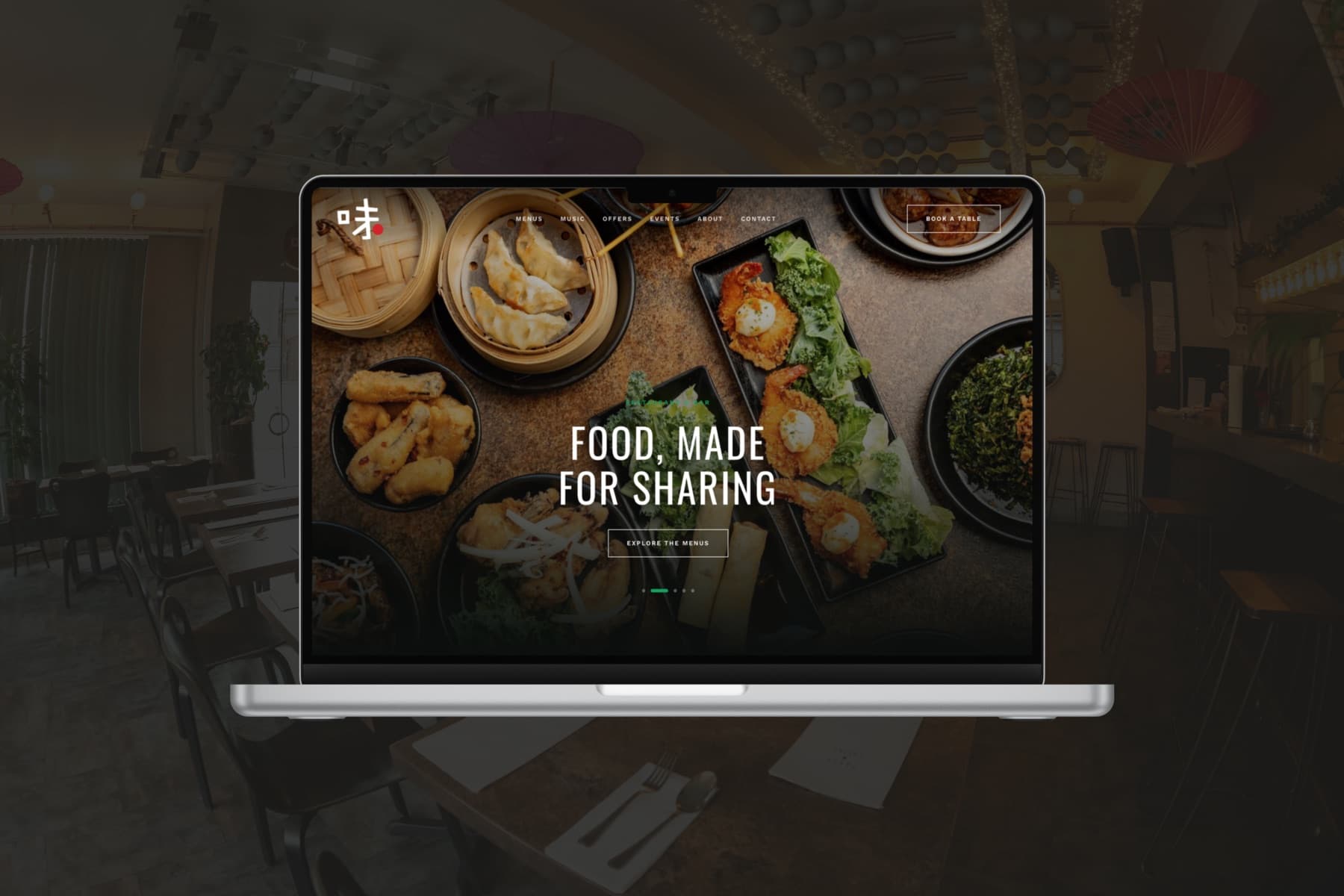 Taste Social — A restaurant, a bar and a soundtrack of its own, on one site