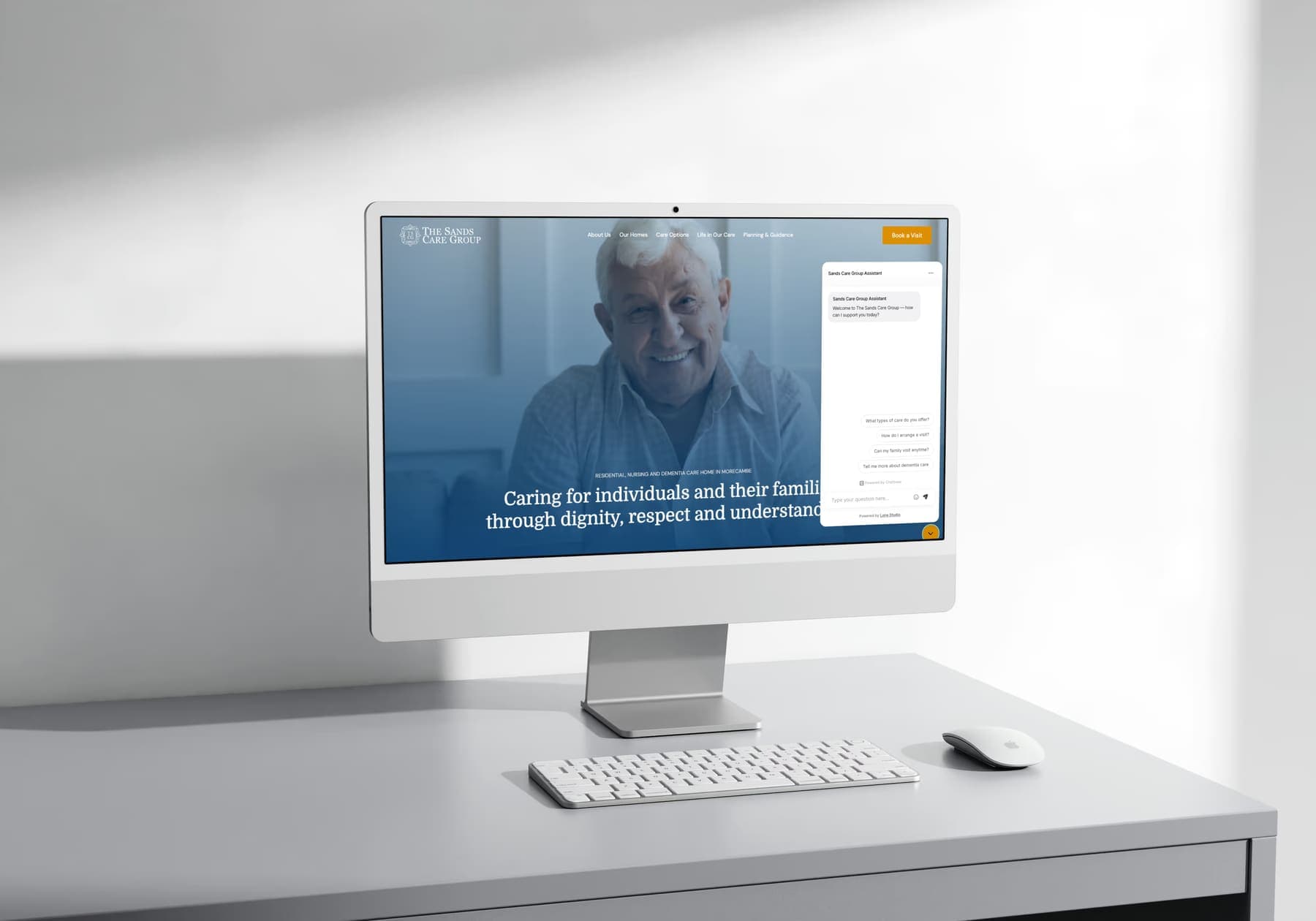 The Sands Care Group — Dynamic group website for a leading Lancashire care provider